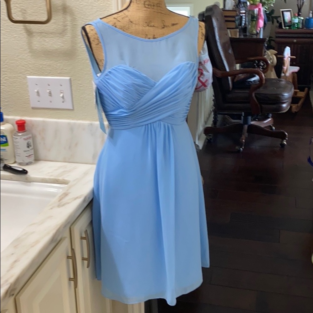 Alfred Angelo Cinderella Blue Bridesmaid Dress